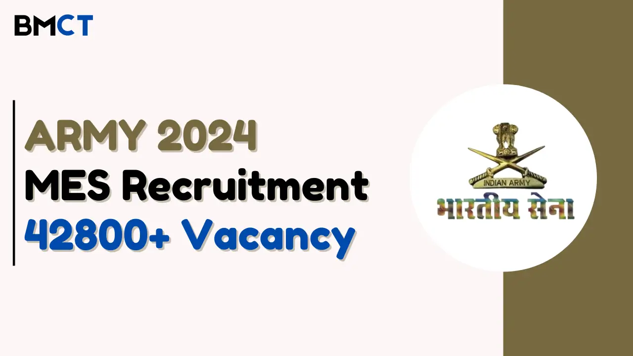 ARMY MES Recruitment 2024