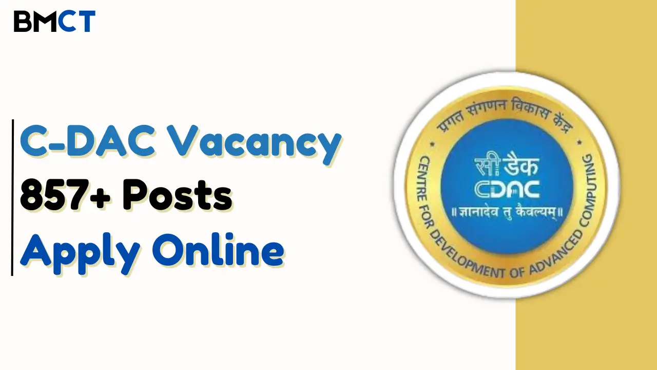 C DAC Recruitment 2024