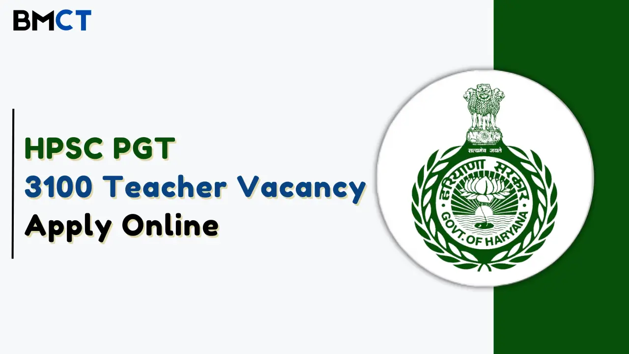 HPSC PGT Teacher Vacancy 2024