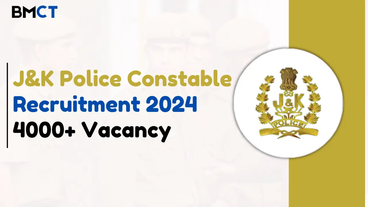 Jammu Kashmir Police Constable Recruitment 2024