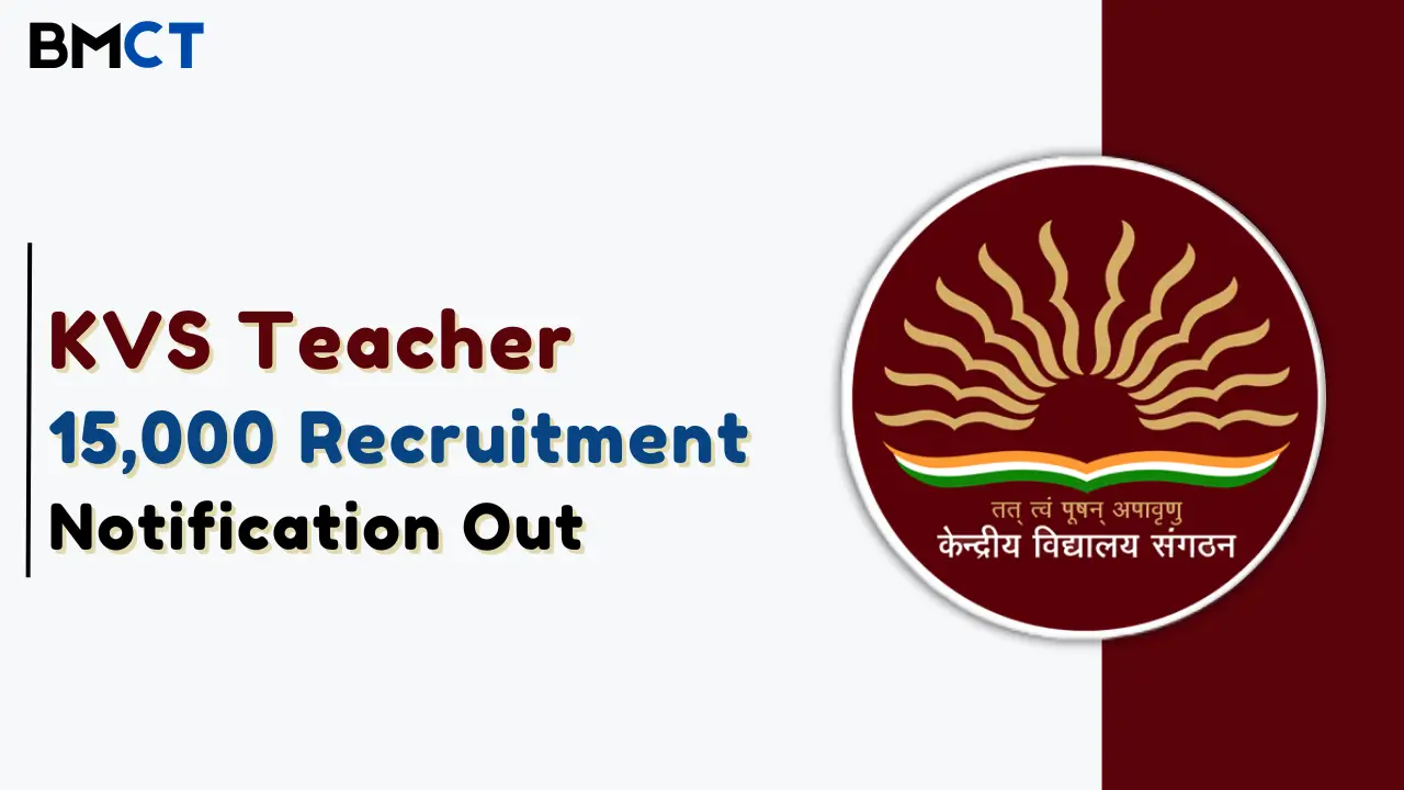 KVS Teacher Recruitment 2024