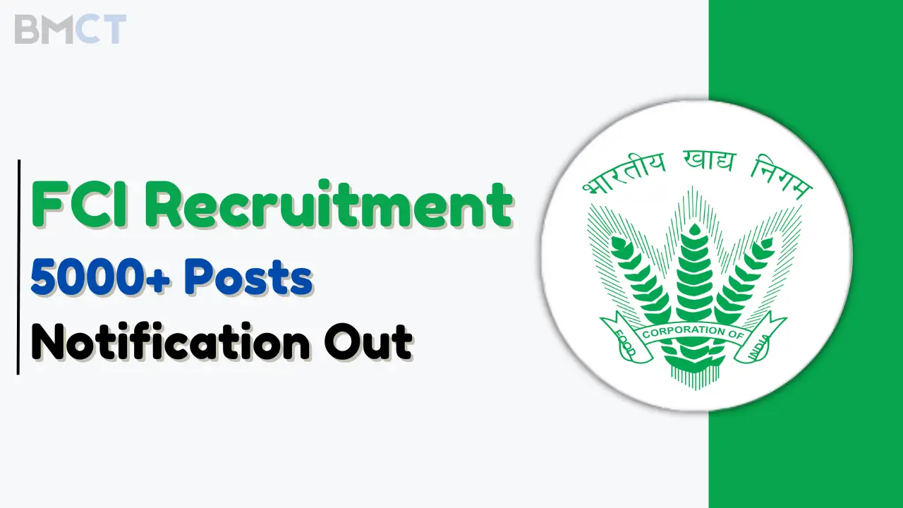 Food Corporation of India (4130+ Post) Recruitment 2024 For Manager ...