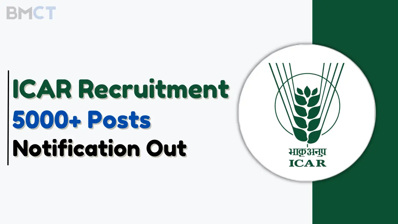 ICAR Recruitment 2024