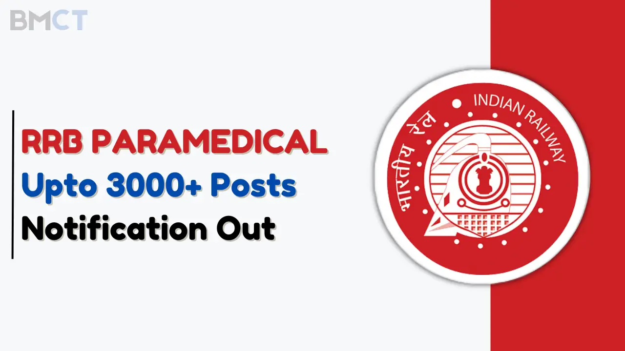 RRB Paramedical Recruitment 2024