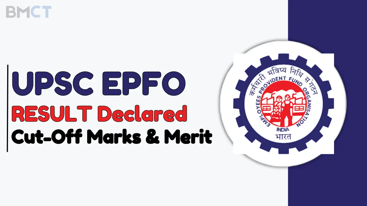 UPSCO EPFO Final Result 2024