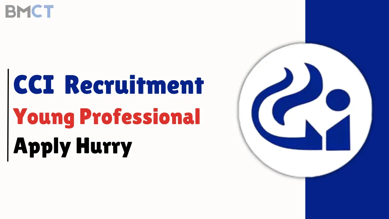 CCI Recruitment Young Professional 2024