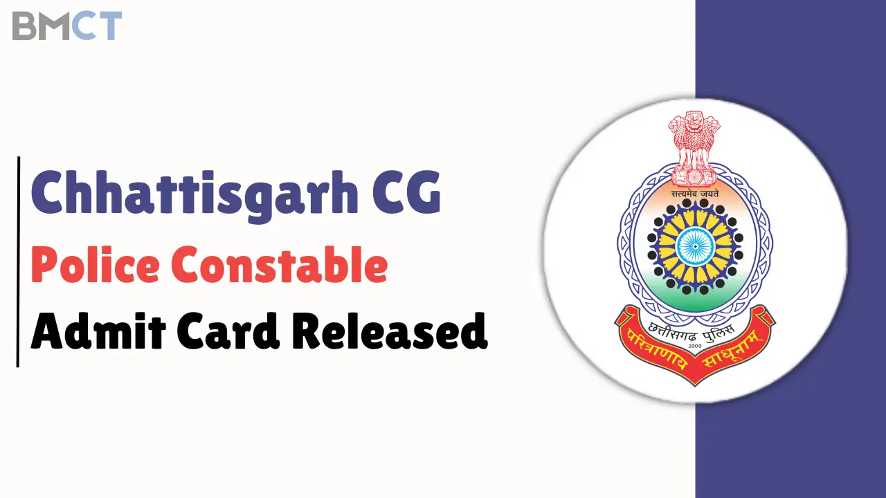 Chhattisgarh CG Police Constable Admit Card 2024