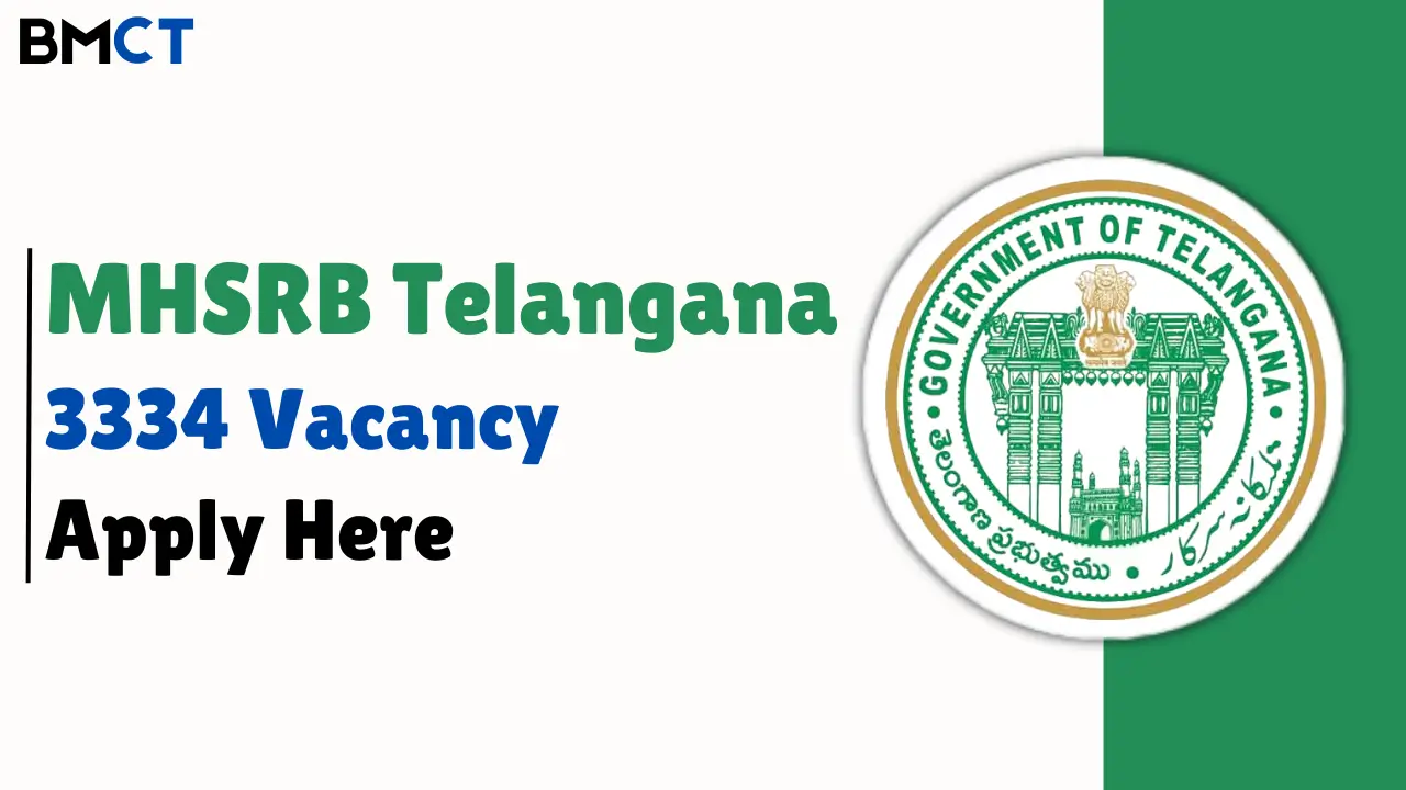 MHSRB Telangana Recruitment 2024