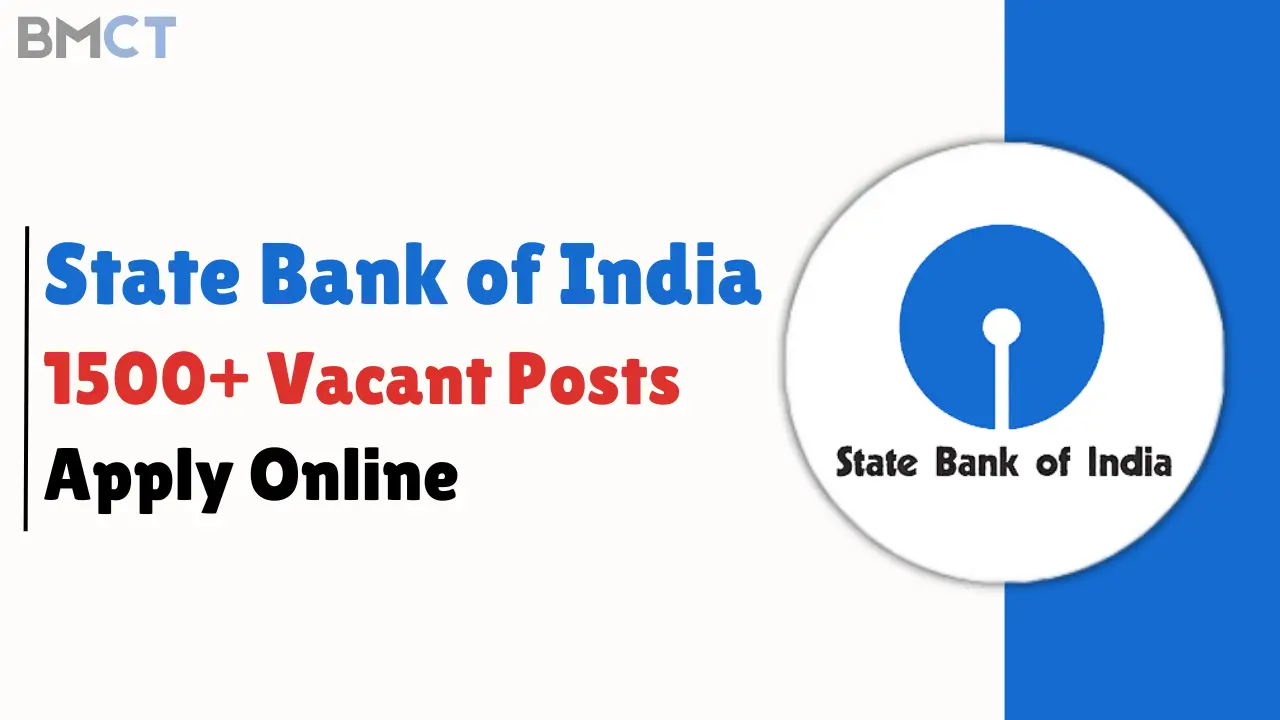 State Bank Of India SO Recruitment 2024