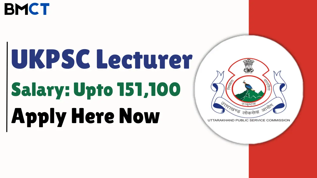 UKPSC Lecturer Group C Recruitment 2024