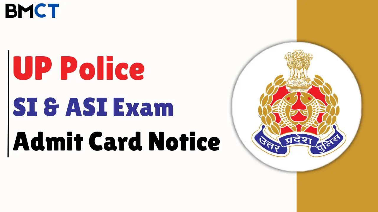 UP Police SI & ASI Exam Admit Card 2024