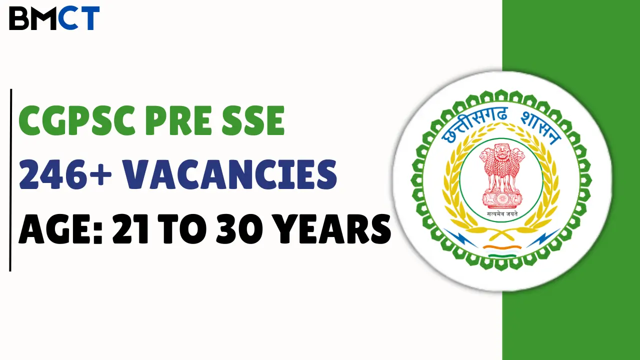 CGPSC Pre SSE Recruitment