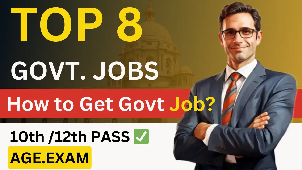 Govt jobs for 10th or 12th pass