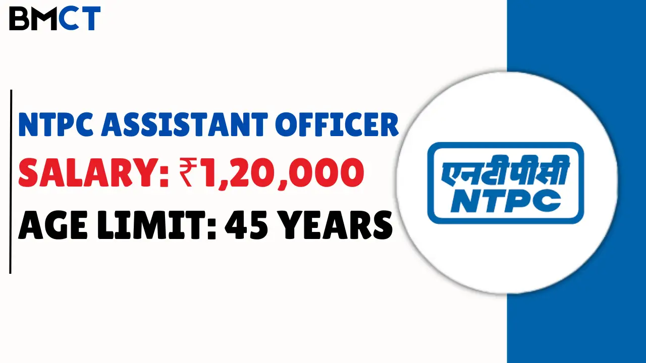 NTPC Assistant Officer Recruitment