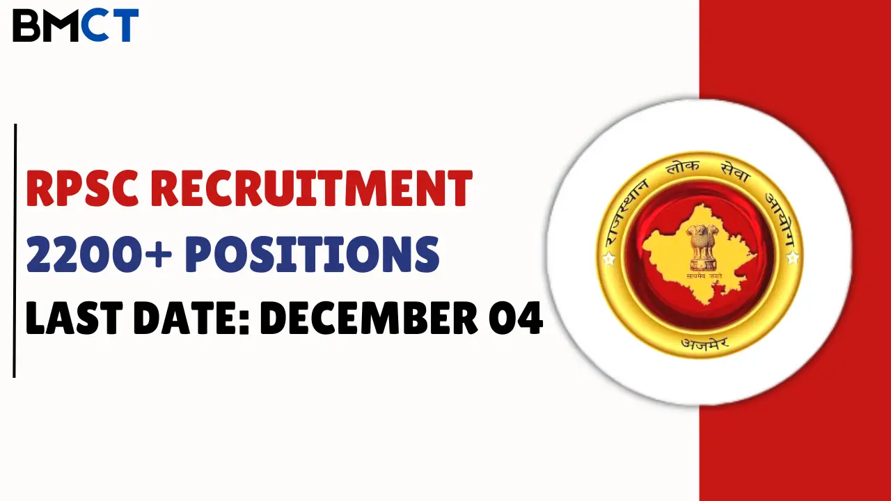 RPSC Lecturer Recruitment