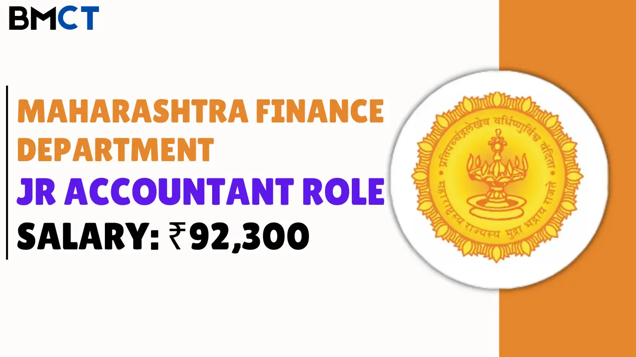 Maharashtra Finance Department Recruitment